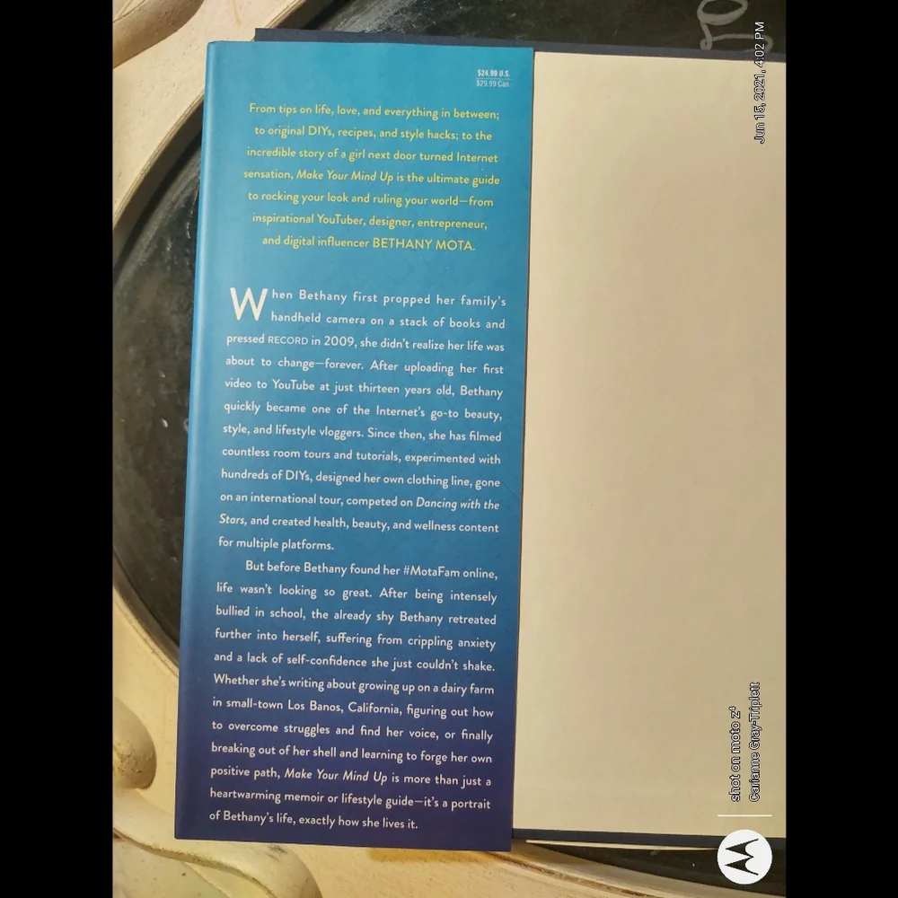 Make your mind up book